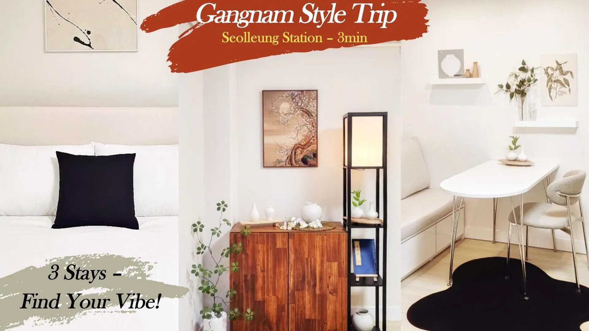 Appartement Stay Cozy Gangnam Style Trip, 3Min To Subway, Calm & Chic Home Séoul